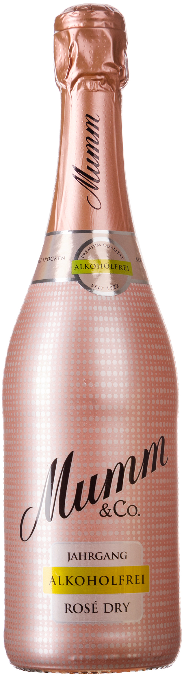 Mumm & Co. Rosé Dry Alkoholfrei 0,0% vol. 0,75L | 721516 | Alkoholfreie Weine & Sekte