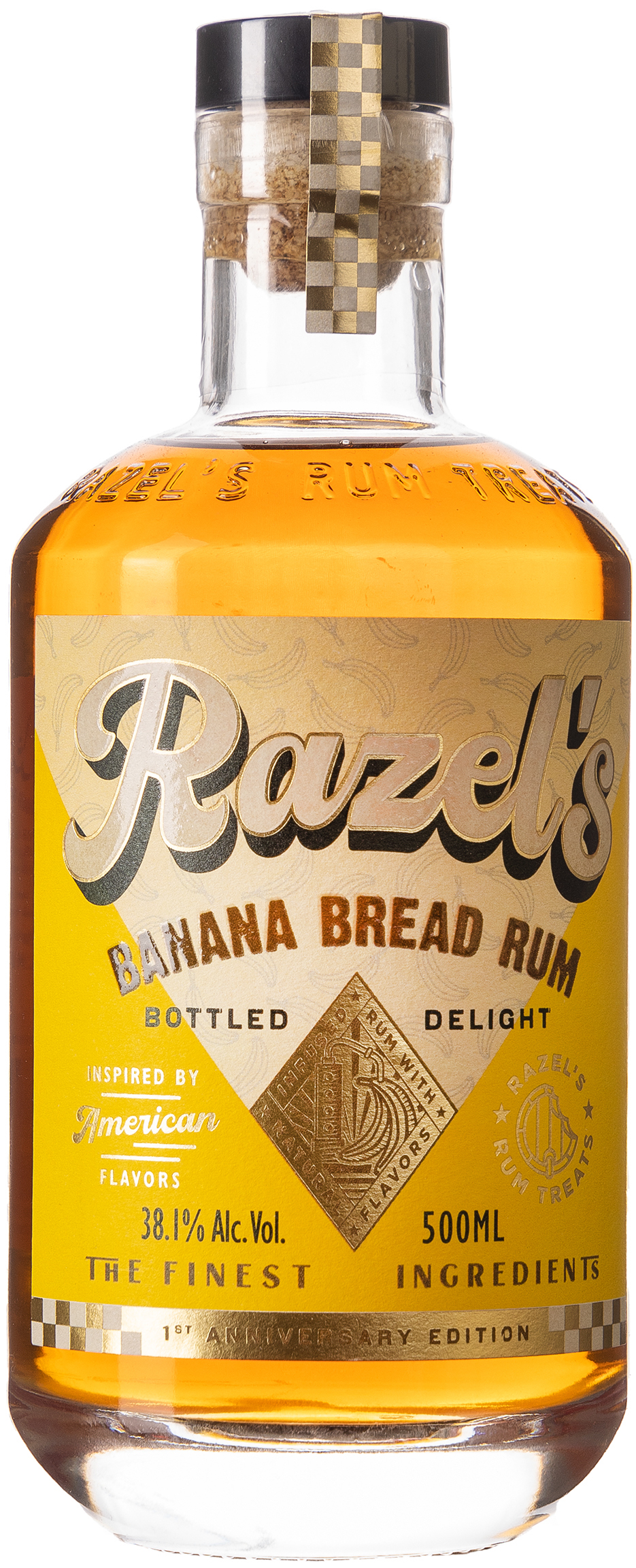 Razels Bananen Brot Rum 38,1% vol. 0,5L 