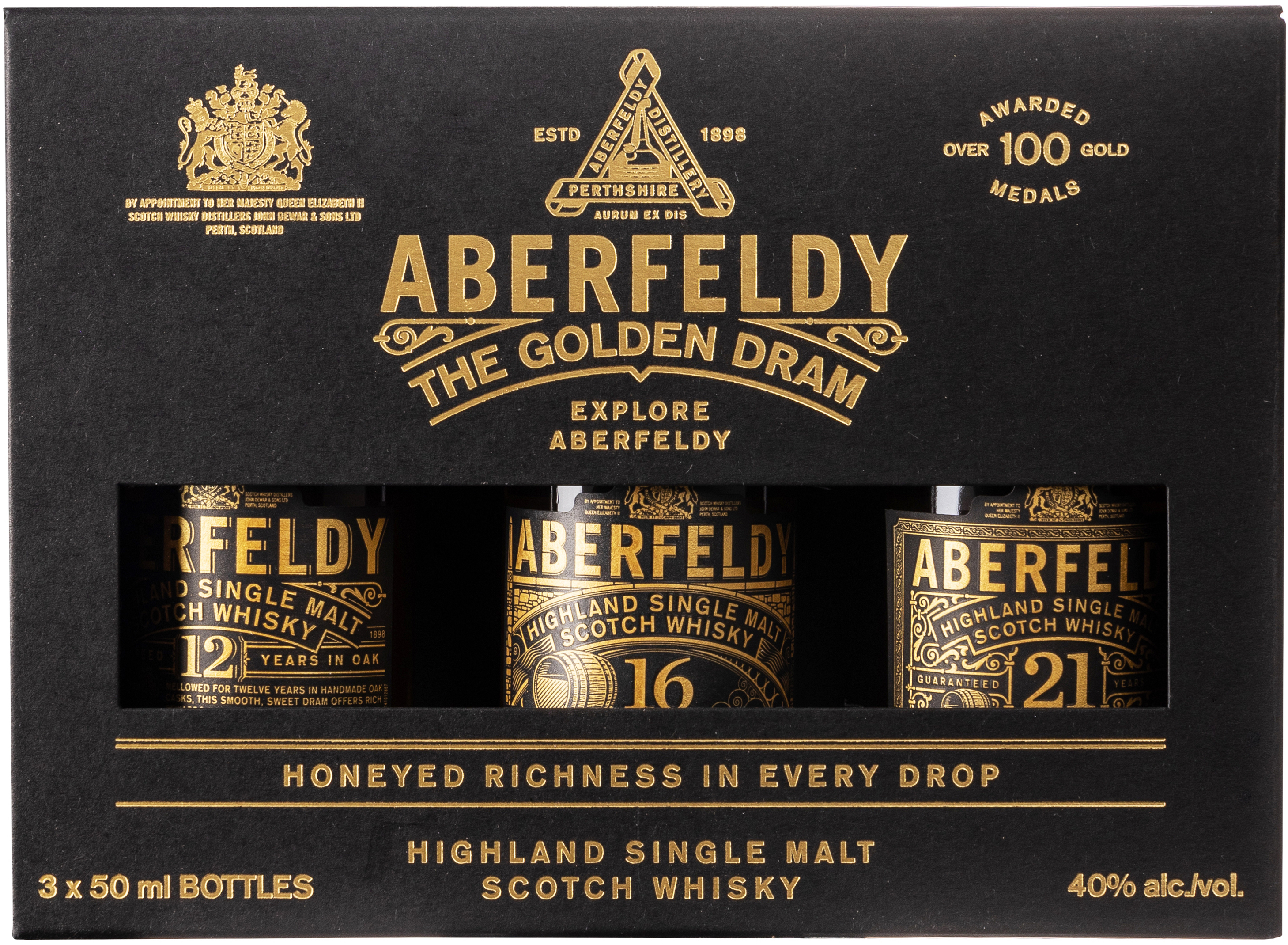 Aberfeldy Discover Tasting Set 40% vol. 3x0,05L