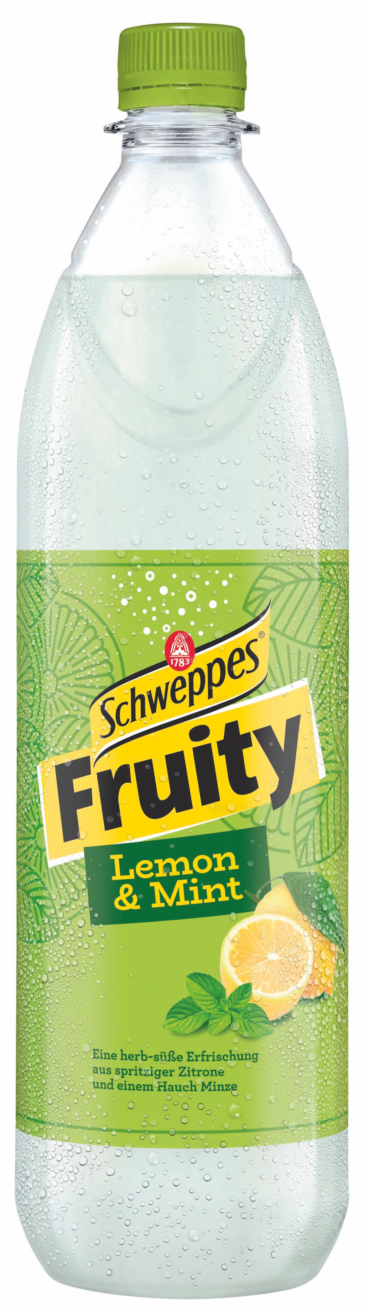 Schweppes Fruity Lemon & Mint 1,0L MEHRWEG