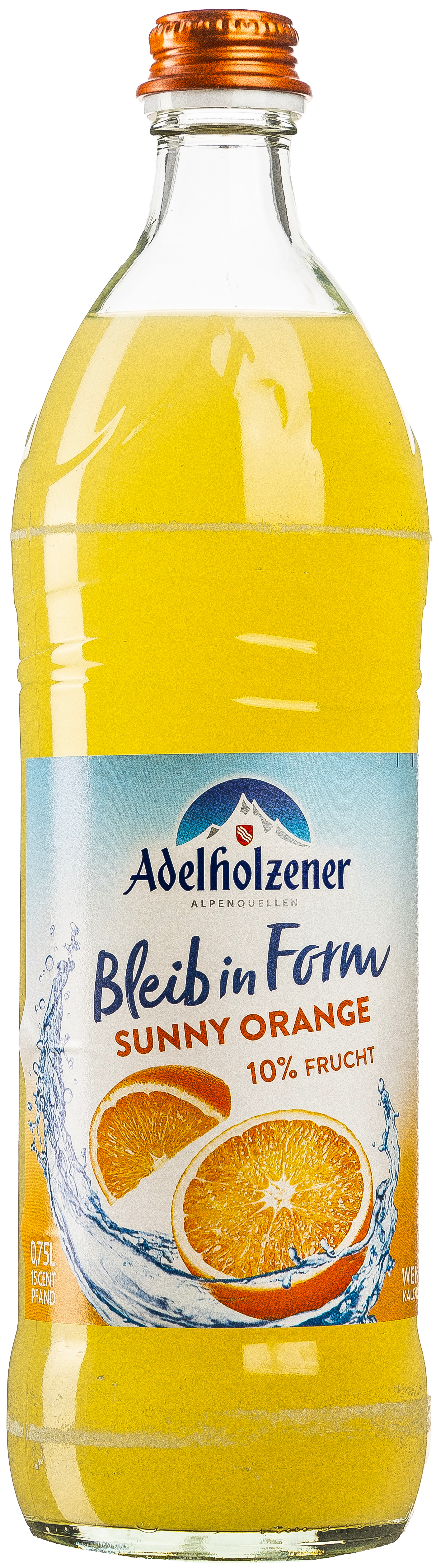 Adelholzener Bleib in Form Sunny Orange 0,75L MEHRWEG