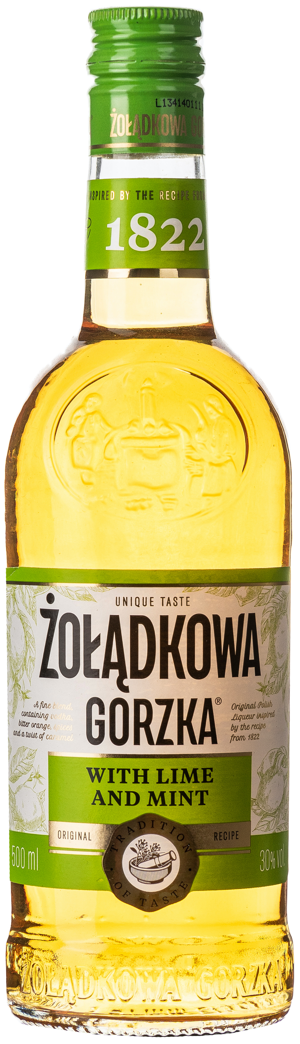 Zoladkowa Gorzka Limone und Minze 30% vol. 0,5L