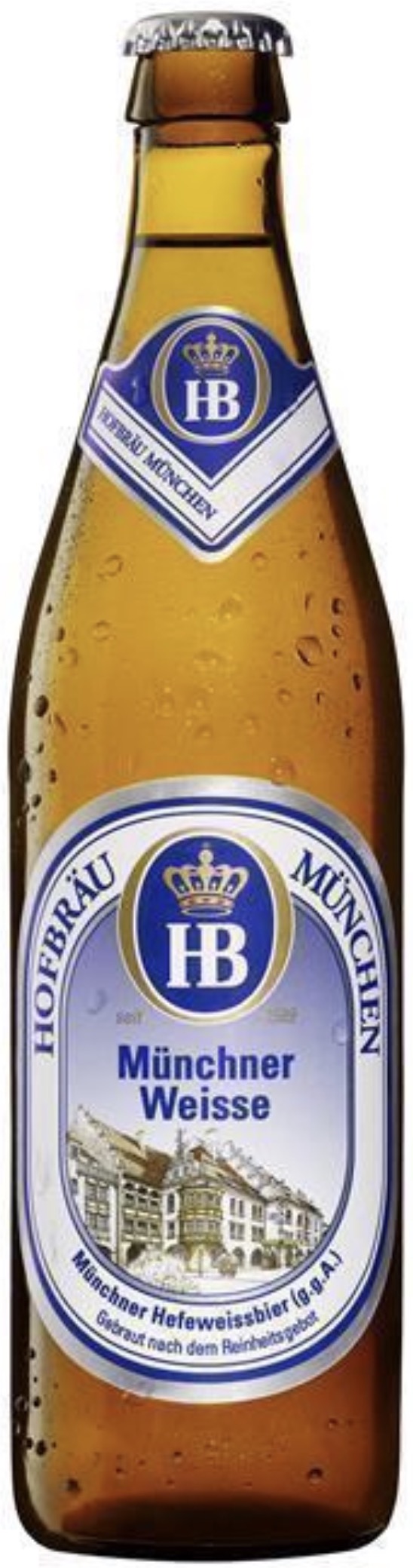 HB Hofbräu Münchener Weisse 0,5L MEHRWEG