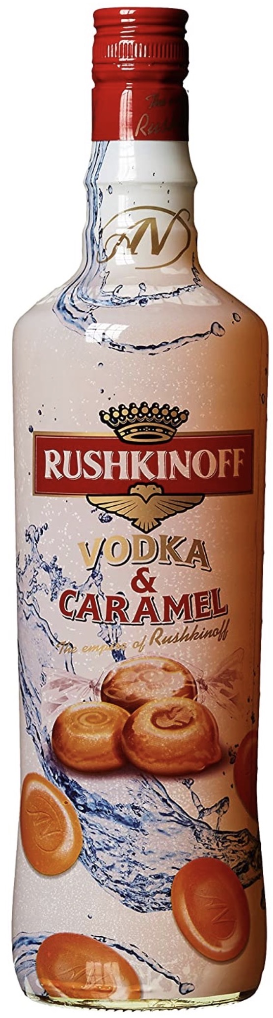 Rushkinoff Vodka & Caramel Likör 18% vol. 1,0L