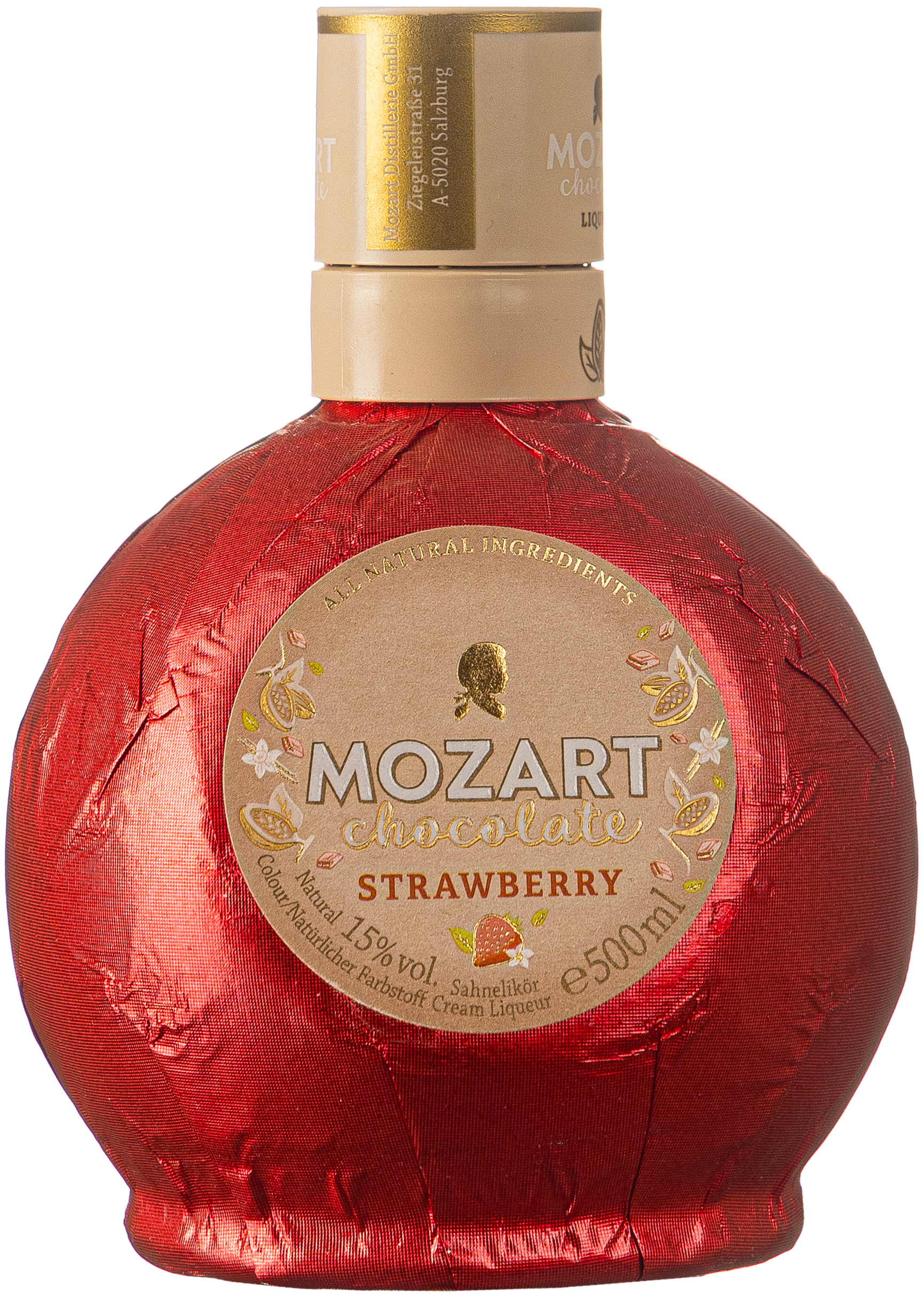 Mozart Strawberry Chocolate 15% vol. 0,5L 