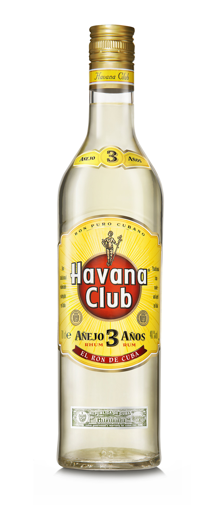 Havana Club 3 Jahre 40%vol. 0,7l