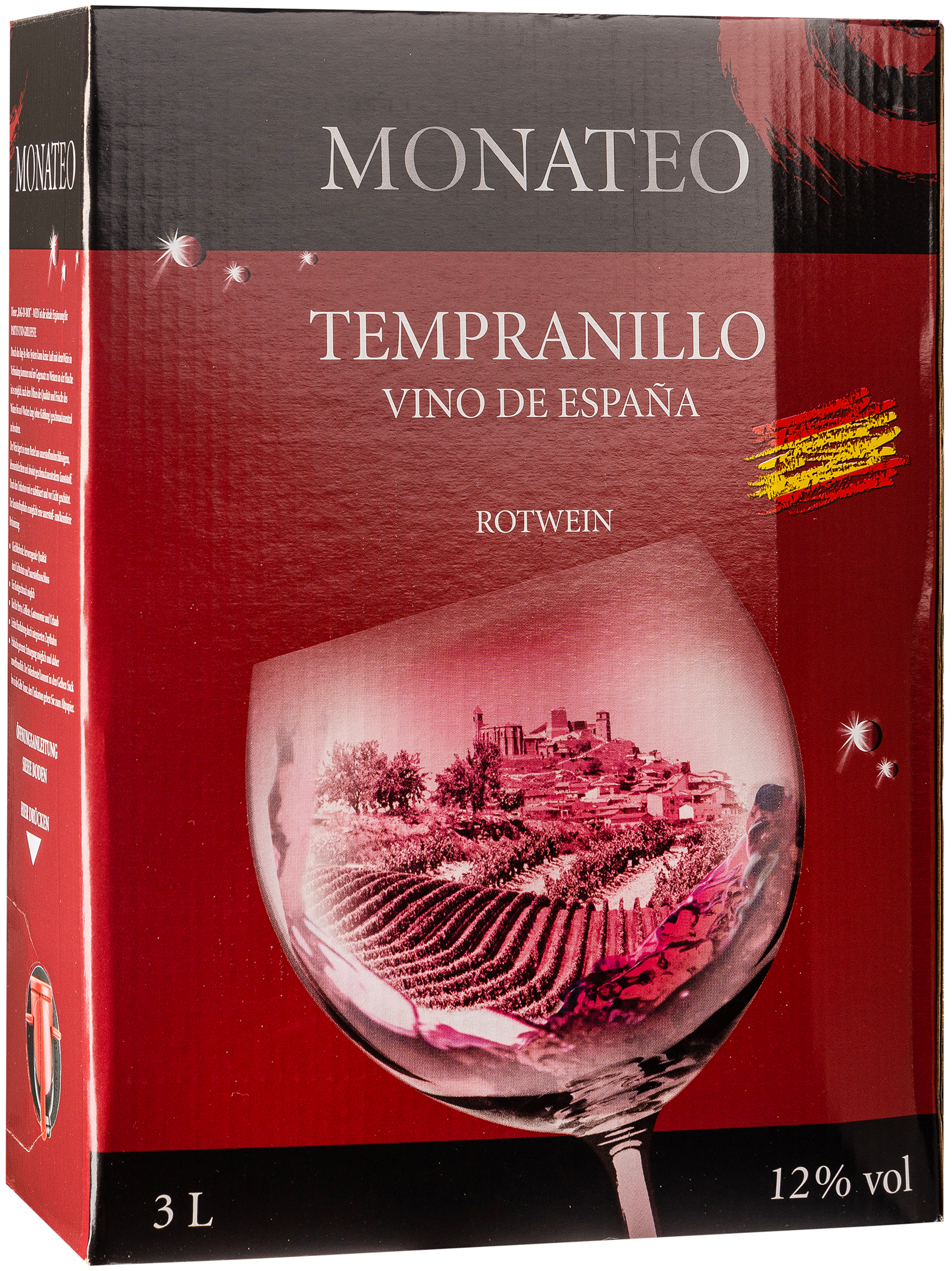 Spain Monateo Tempranillo 3L