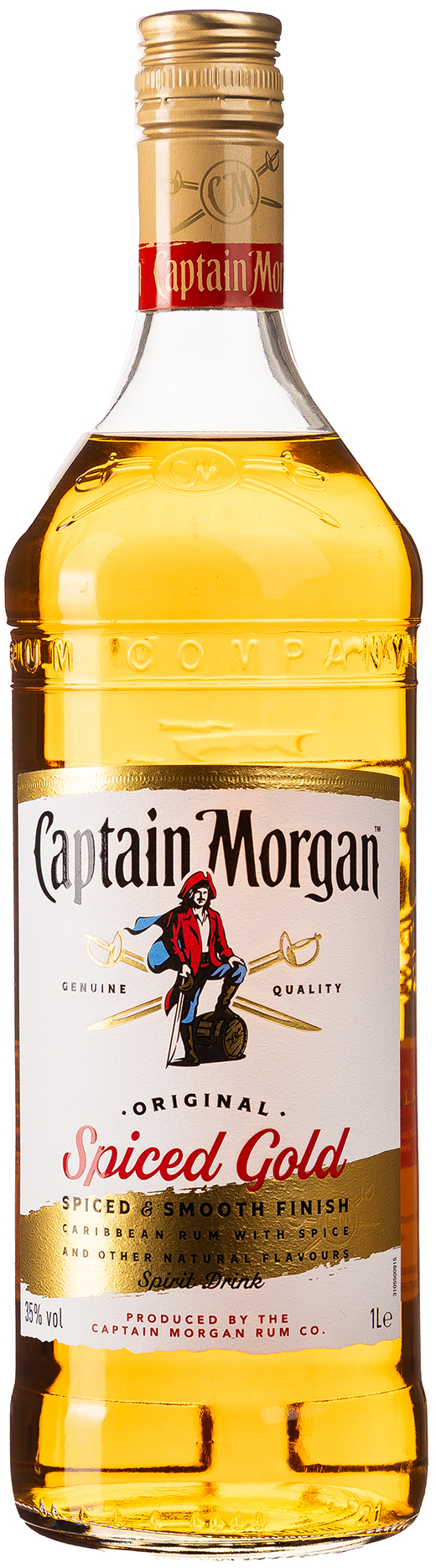 Captain Morgan Original Spiced Gold 35% vol. 1L