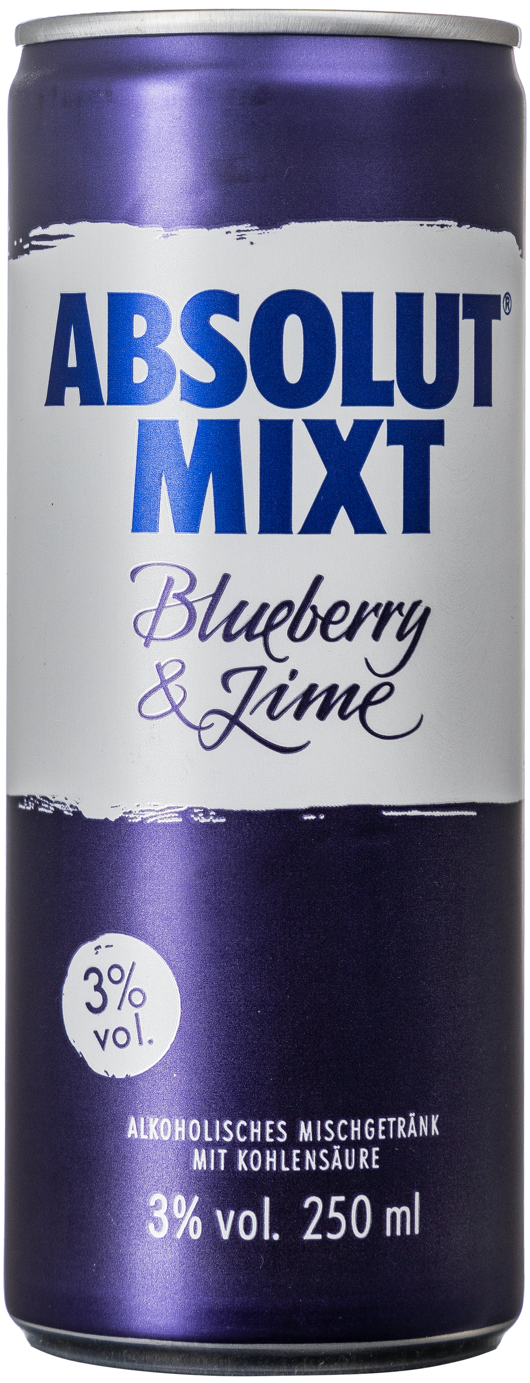 Absolut Mixt Blueberry & Lime 3% vol. 0,25L EINWEG  