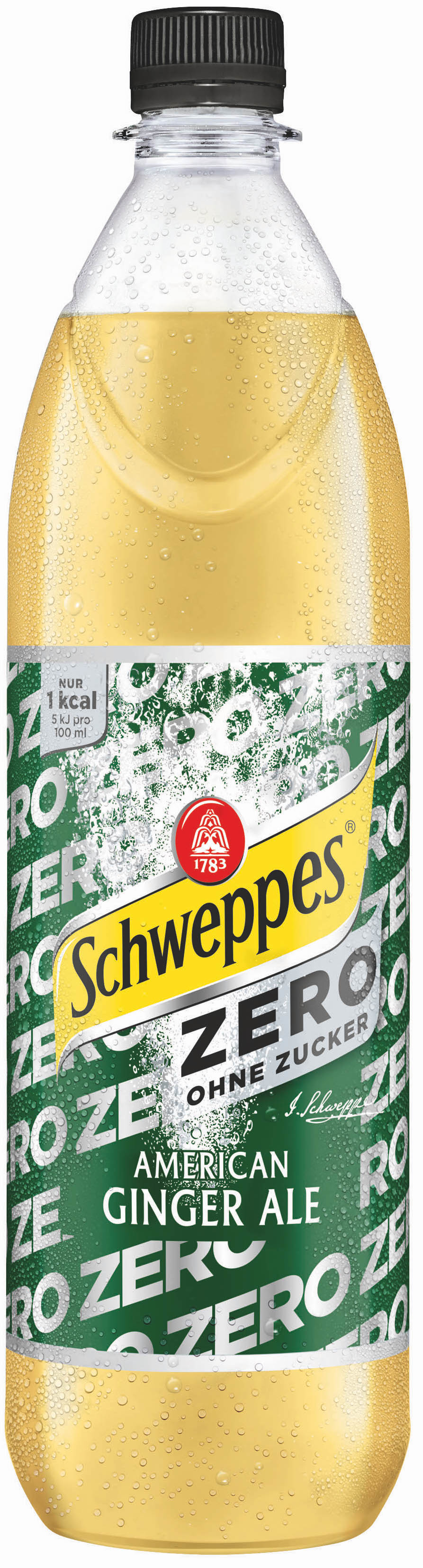 Schweppes American Ginger Ale Zero 1,0L MEHRWEG