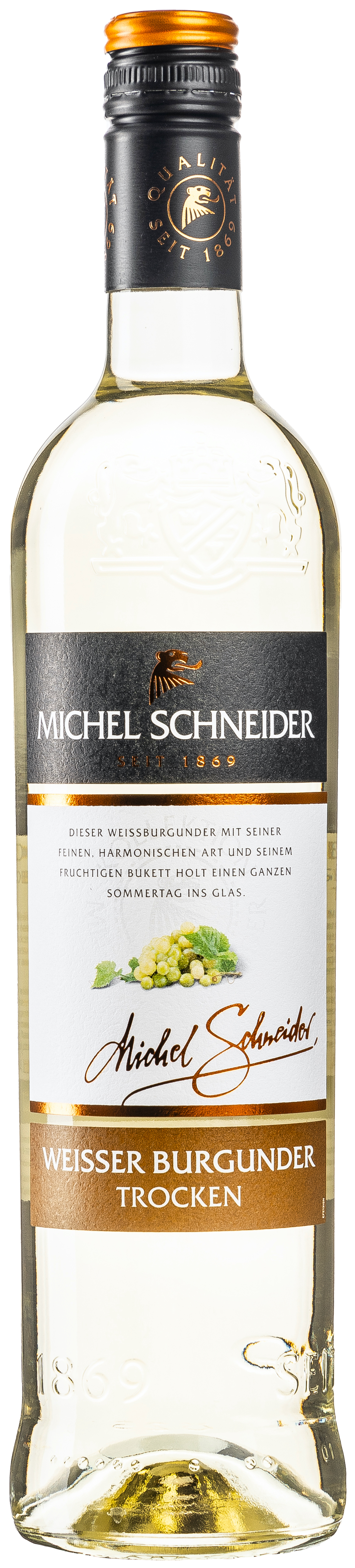 Michel Schneider Weißer Burgunder Pfalz trocken 12,5% vol. 0,75L