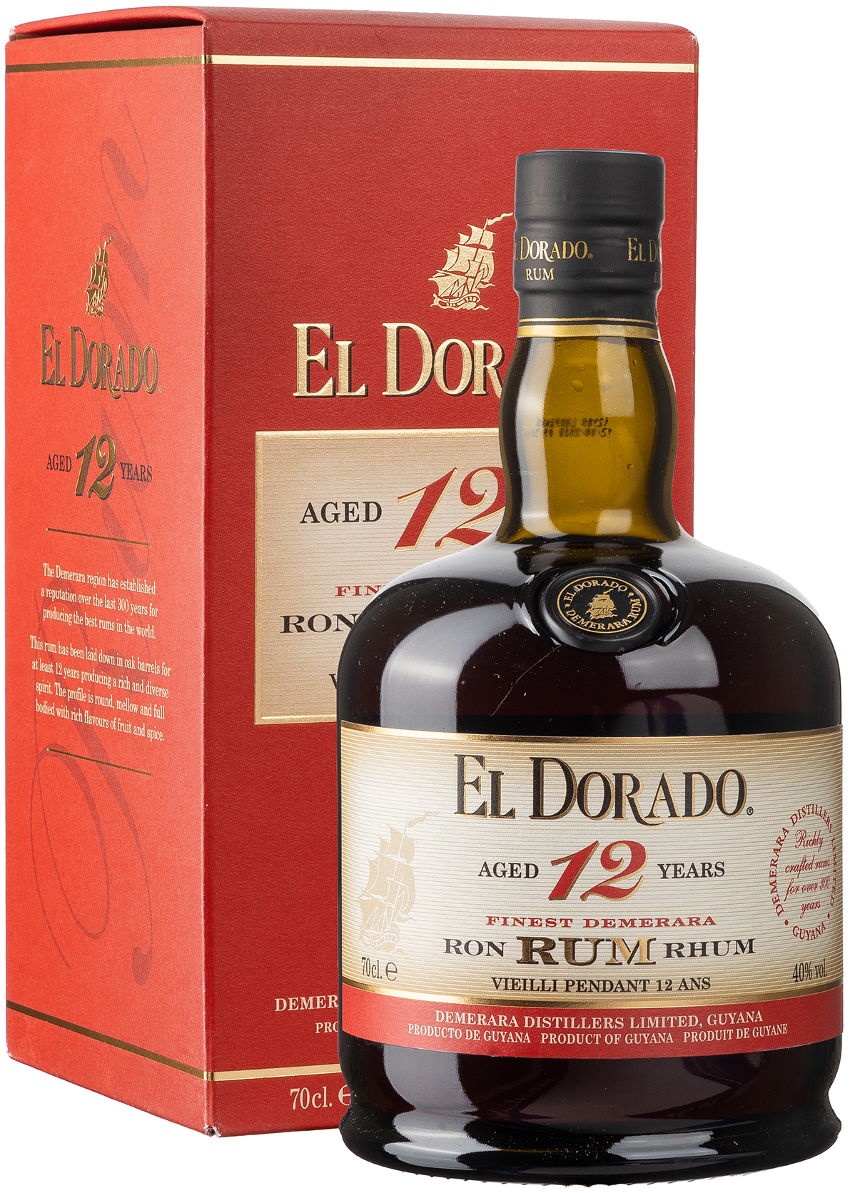 El Dorado Rum 12 Jahre 40% vol. 0,7L