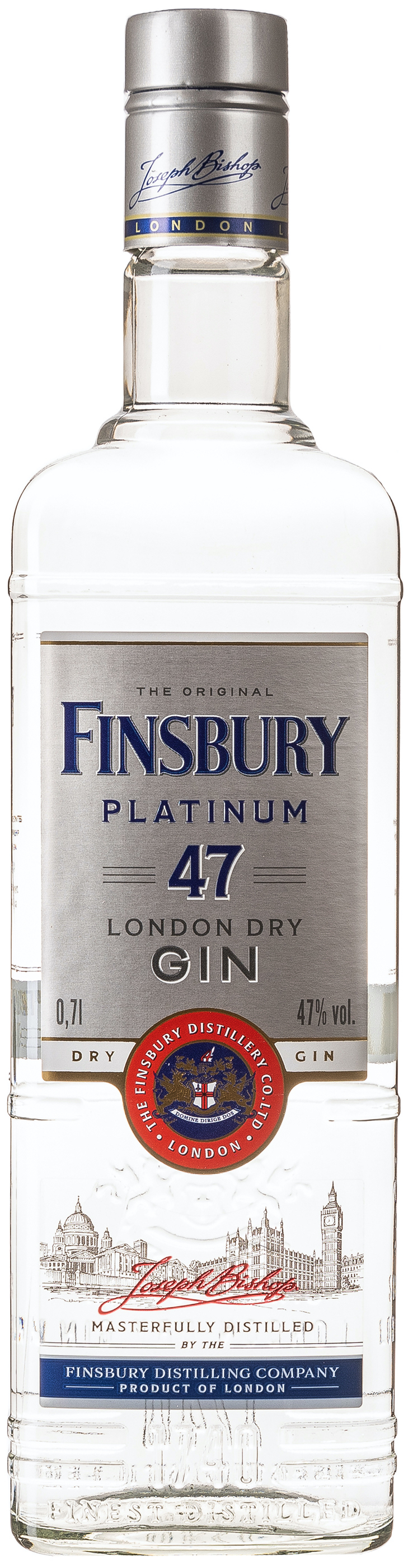 Finsbury Platinum 47 London Dry Gin 47% vol. 0,7L