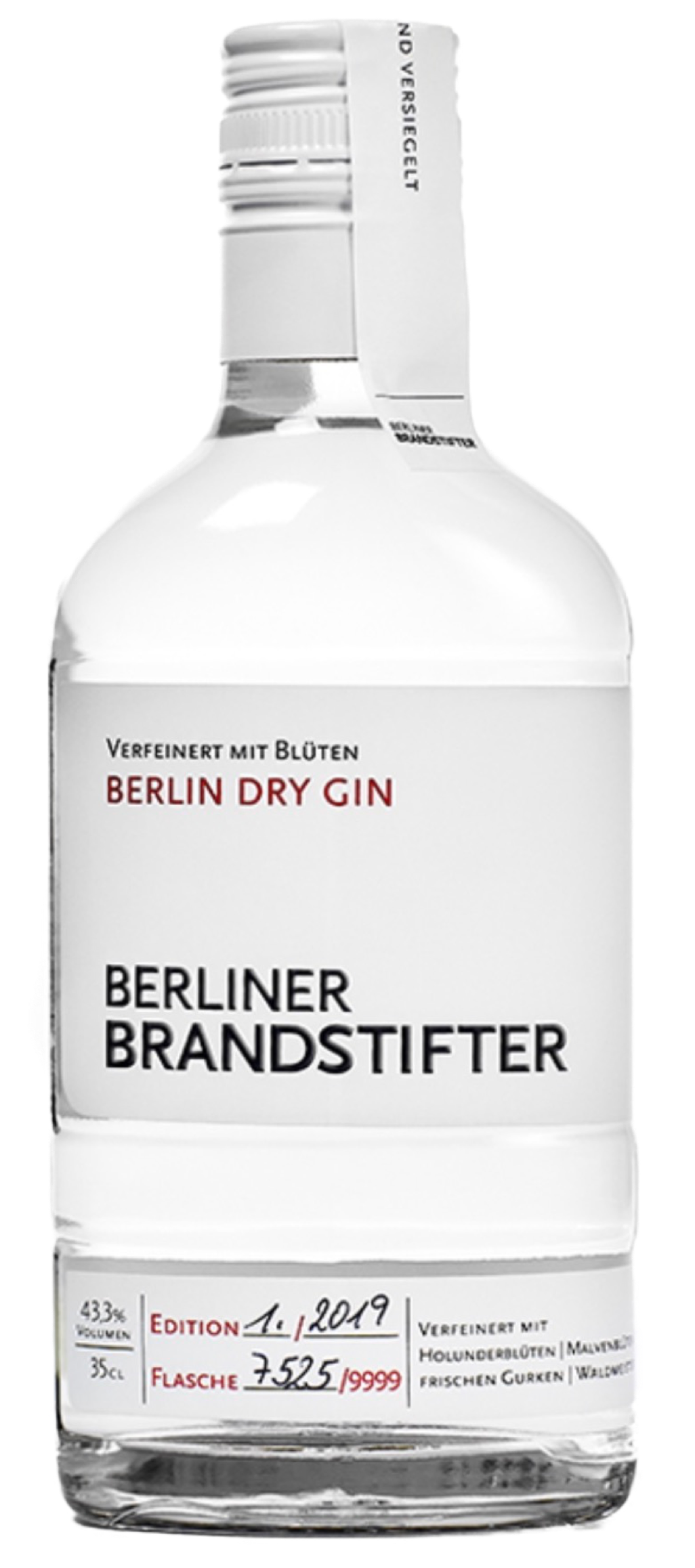 Berliner Brandstifter Dry Gin 43,3% vol. 0,35L