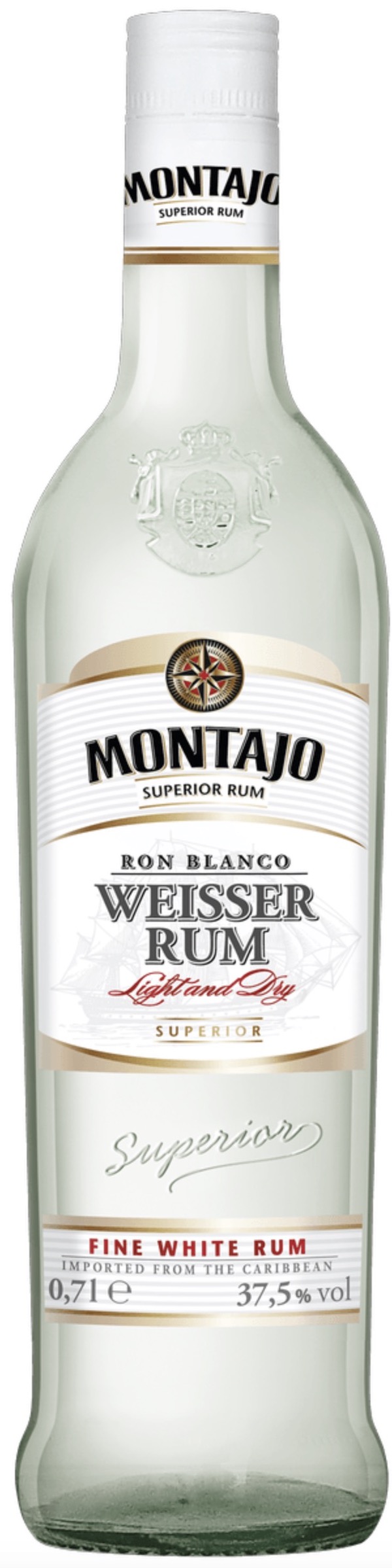 Montajo Weißer Rum 37,5% vol. 0,7L