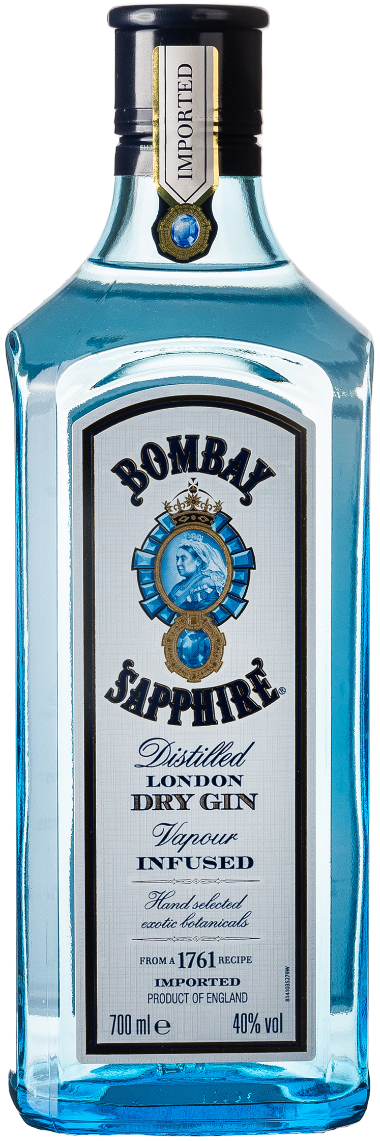 0,7L vol. Dry Bombay Sapphire 40% Gin London