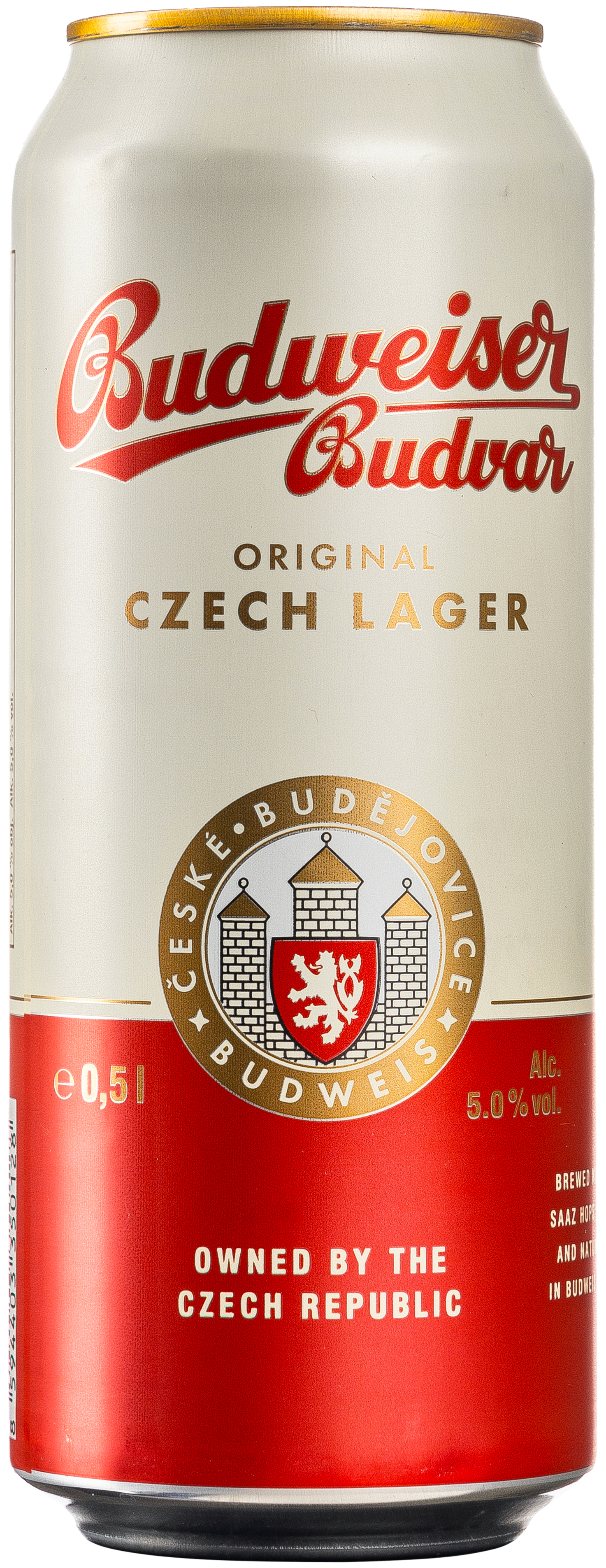 Budweiser Budvar Premium Lager 0,5L EINWEG