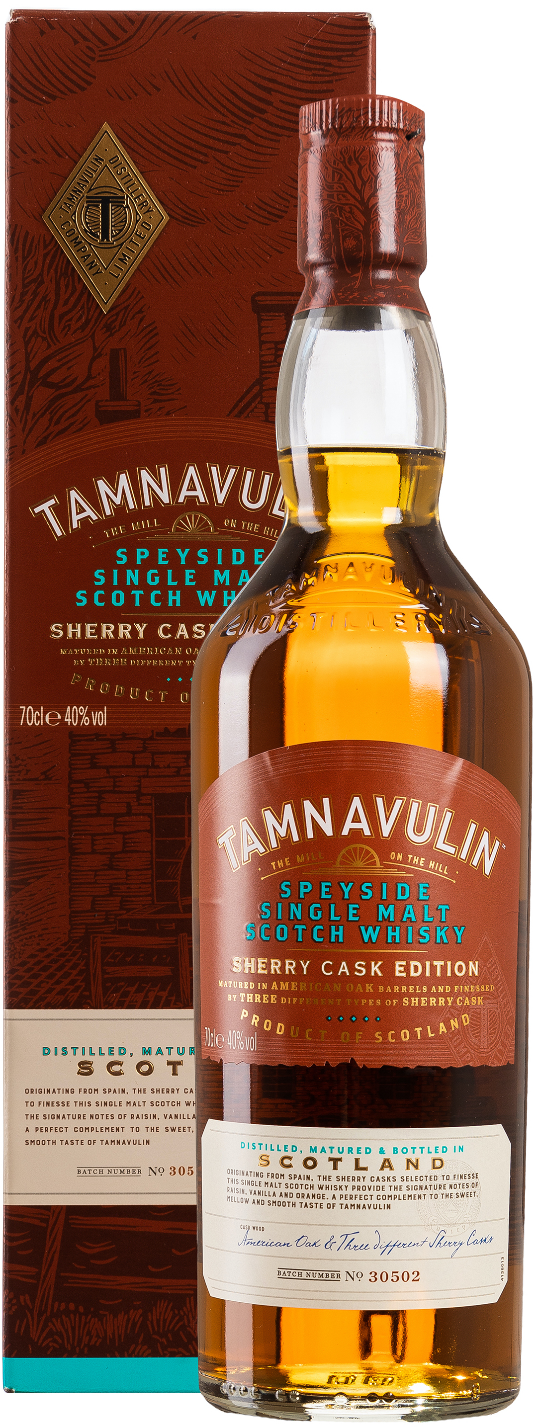 Tamnavulin Seayside Single Malt Scotch Whiskey Sherry Cask Edition 40% vol. 0,7L