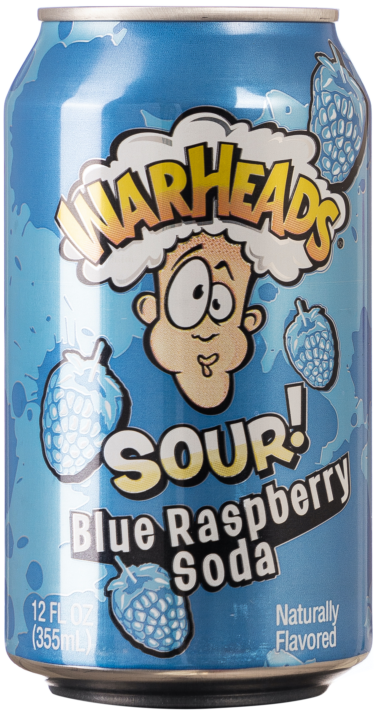 Warheads Sour Blue Raspberry Soda 0,355L EINWEG