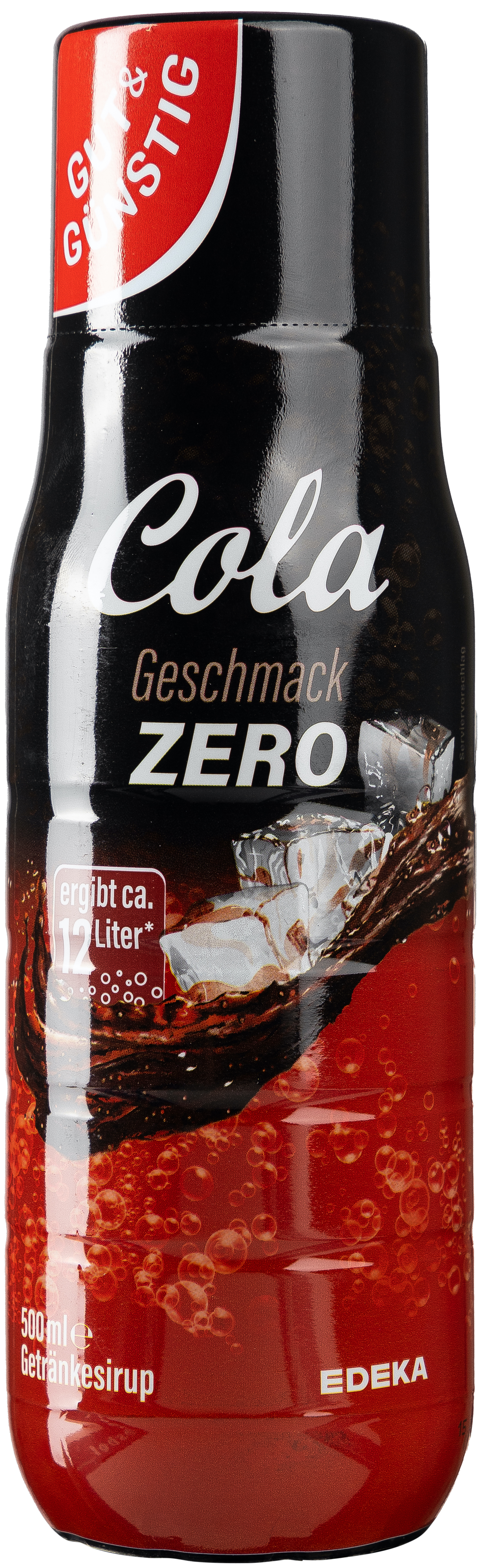 G&G Cola Zero Sirup 0,5L 