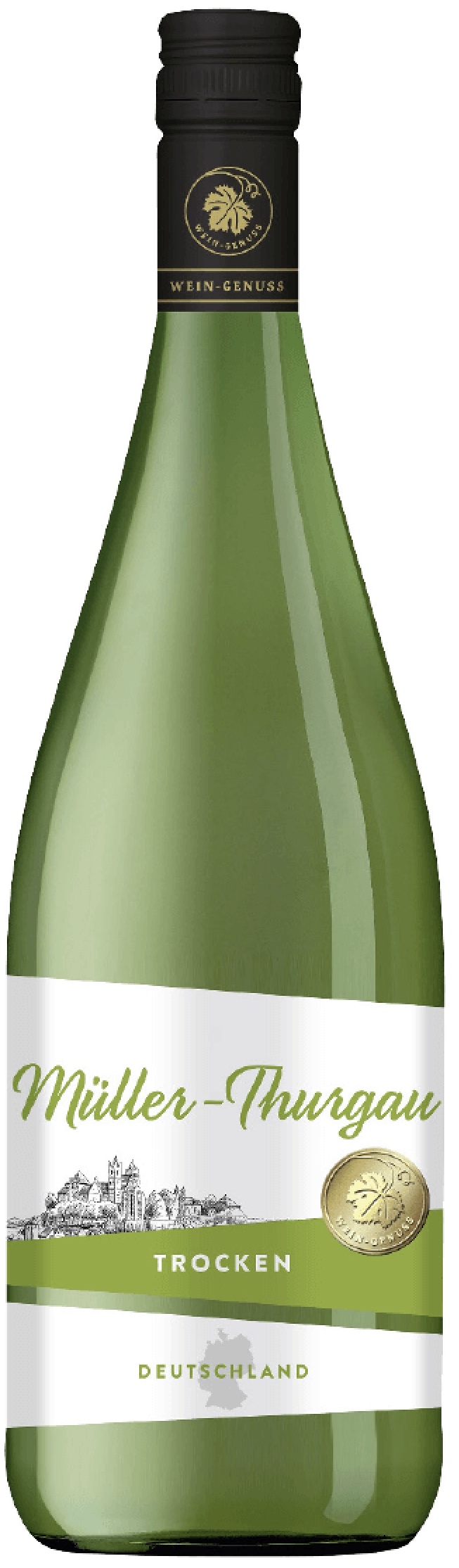 1,0L vol. Müller-Thurgau trocken Rheinhessen 11,5% Wein-Genuss