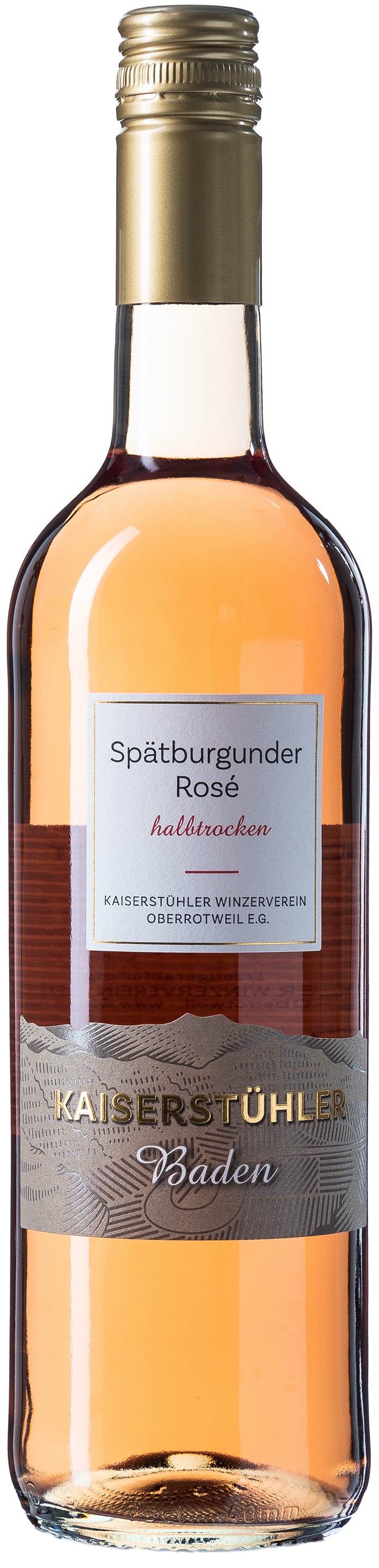 Kaiserstühler Baden Spätburgunder Rosé halbtrocken 12,5% vol. 0,75L