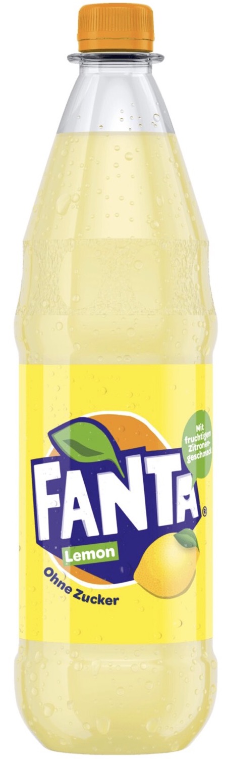 Fanta Lemon Ohne Zucker 1,0L MEHRWEG