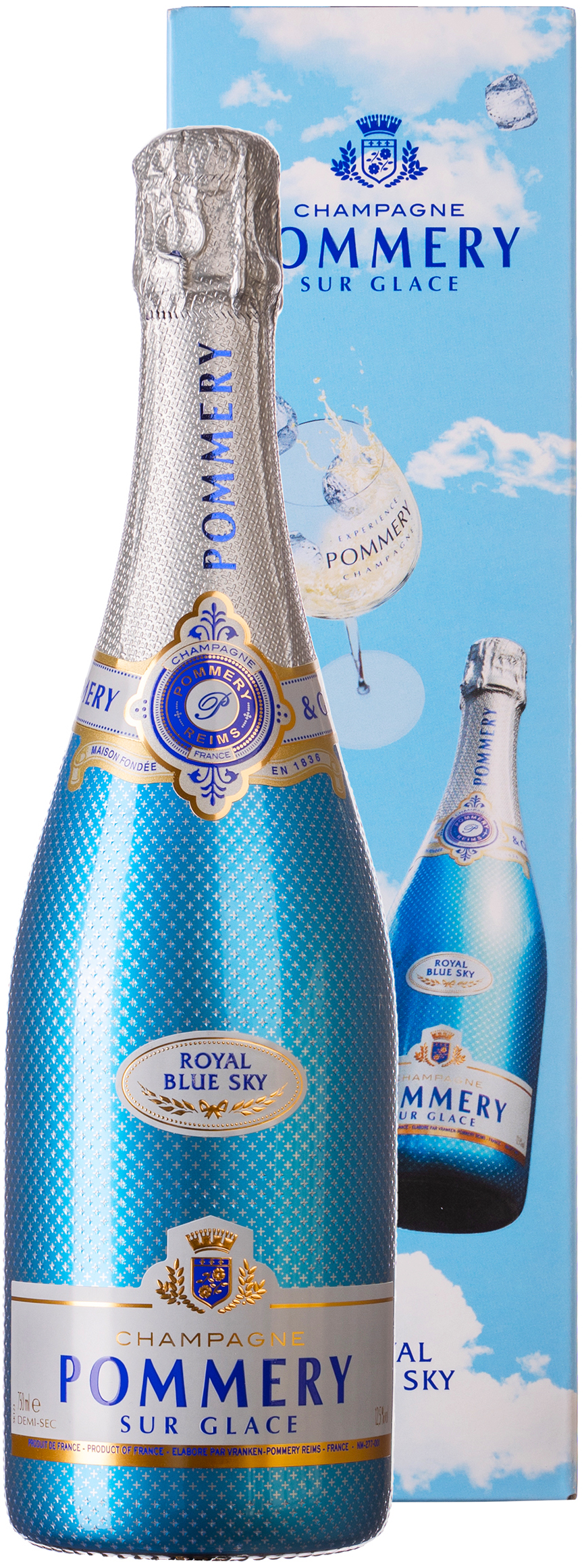 Pommery Royal Blue Sky Champagner 12,5% vol. 0,75L