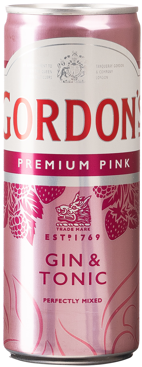 Gordon's Pink Gin & Tonic 10% vol. 0,25L EINWEG